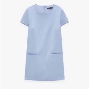 ISO!! Zara light blue mini dress romper, small size 0, 00, xs